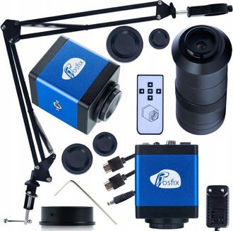 OEM Microscopio Digital Draco Blue Pro Kmdbp-hdmi-vga Con C&aacute;mara Con Brazo Ajustable Y Lente Odm-100x