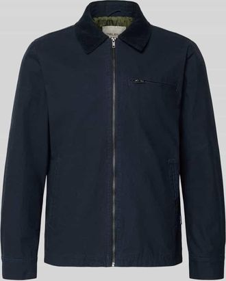 Blend Jacke mit Brusttasche Modell FONTANA in Marine, Gr&ouml;&szlig;e 3XL