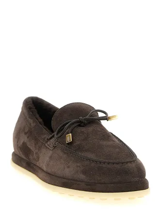 Tod's Womens Brown Calfskin Slip-On Loafers