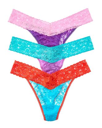 Hanky Panky Set Of 3 Colorplay Original Thong