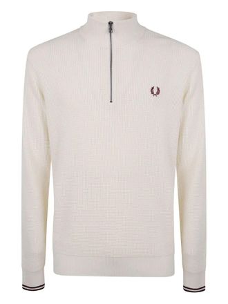 Fred Perry Fred Perry Waffle Stitch Half Zip Jumper
