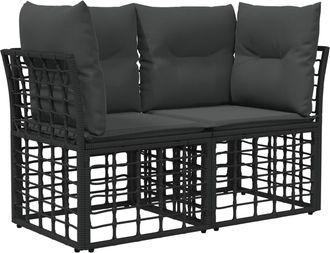 vidaXL Loveseat De Exterior 2 Uds. 2-n&uacute;mero De Plazas Vidaxl