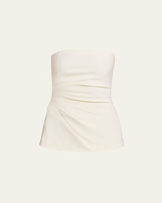 Proenza Schouler Damea Strapless Double Crepe Top