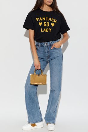 Valentino Garavani T-shirt With Print, Womens, Black