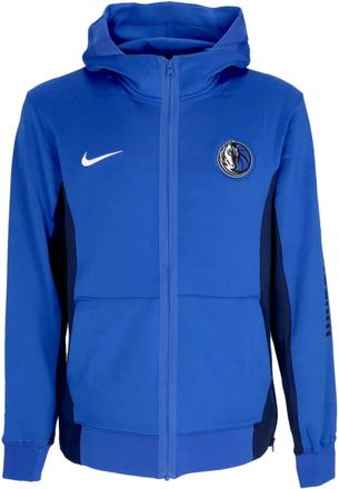 Nike Dallas Mavericks Full-Zip Hoodie - Heren - Sportshirts - Blauw - M - Polyester - Fitness