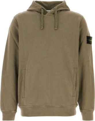 Stone Island Green Regular Solid Hoodie