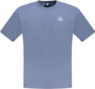 North Sails Mens Short Sleeve Crew Neck Tee - Dark Grey Cotton - Size X-Large