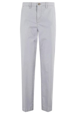 BRIGLIA 1949 High-Waisted Straight Leg Trousers With Functional Pockets