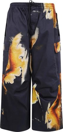 Yohji Yamamoto Dames, Broeken, Veelkleurig, Maat: XS