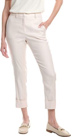 PESERICO Linen-Blend Pant