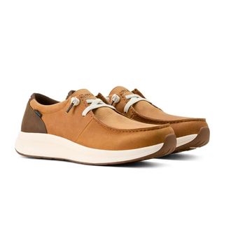 Ariat Ariat Buckeye 10053819 Mens Sunset Wheat Moc Toe Waterproof Shoes ZOGG3806