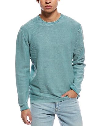 Weatherproof Vintage Roll Neck Twill Stonewash Crewneck T-Shirt