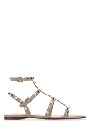 Valentino Garavani Pink Rockstud Sandals