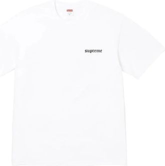 SUPREME T-shirt met print - Wit