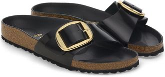 Birkenstock Womens Madrid Sandals in Black Leather - Size UK 5.5
