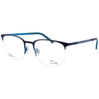Jaguar Mens Blue Rectangular Eyeglass Frames Jaguar-Jg33624-3100-53