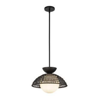 Netlighting Alora Mood Perth Dome Pendant Matt Black 1x E27