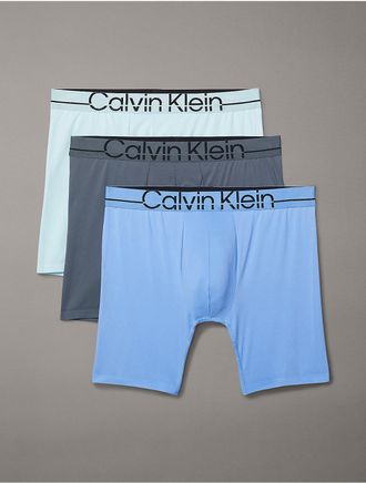 Calvin Klein Mens Calvin Klein Pro Fit 3-Pack Long Boxer Brief - Multi - XL