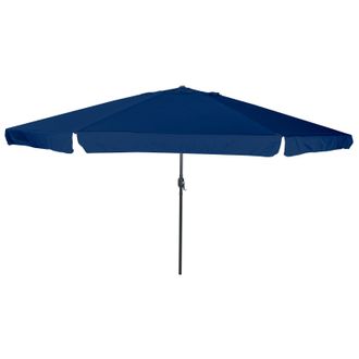 Berkfield Home Garden Parasol 395 cm x 245 cm Azure Blue