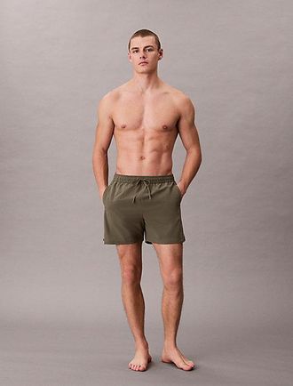 Calvin Klein Medium Drawstring Swim Shorts - CK Tech