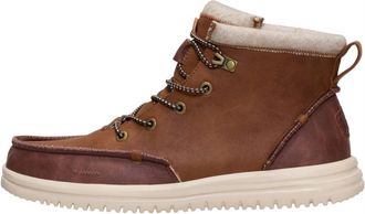 Hey Dude Mens Bradley Classic Tumbled Shoes In Cognac