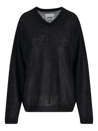 MYTHINKS V-neck pullover - Black