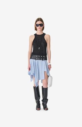 Iro Umby Skirt in Blue Left Bank Stripe at Nordstrom, Size 42 Eu