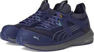 Puma Safety Turbo 645175-300 Mens Navy Gray SD Composite Toe Work Shoes HTAT1358