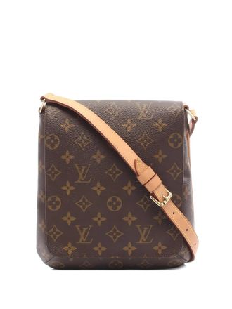 Louis Vuitton 2000 Monogram shoulder bag - women - Canvas/Calf Leather - One Size - Brown