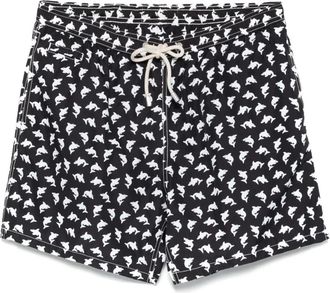 MC2 Saint Barth Costume da bagno con stampa grafica - Nero