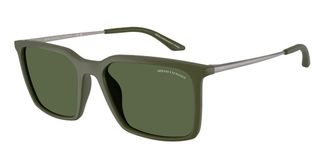 A|X Armani Exchange AX4170SU 830171 Mens Sunglasses Green Size 55