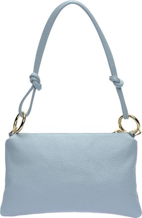 Anna Luchini Turquoise Rundleer Tas