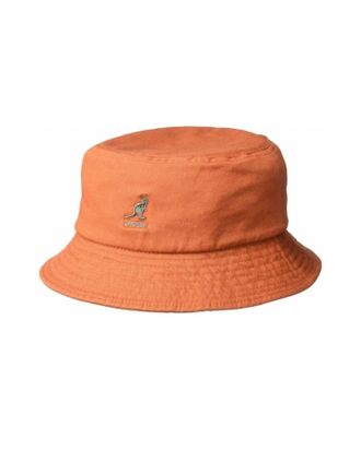 Kangol Unisex Cotton Bucket Hat In Orange