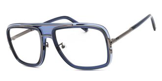 MCM MW0017-H 90A Mens Sunglasses Blue Size 57