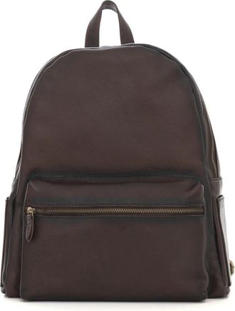 Alberto Luti Zaino-Tintoincapomoro Leren rugzak - Heren - Rugzakken - Bruin - ONE Size - Leer - Tassen