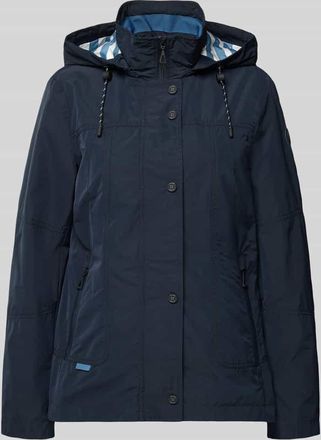 Gil Bret Weather Protection Jack mit Rei&szlig;verschlusstaschen in Marine, Gr&ouml;&szlig;e 36