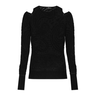 Etro Dames, Tops, Zwart, Maat: M Viscose