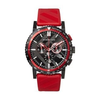 Burberry Accessoires, Heren, Zwart, ONE Size, Het City Chronograph Horloge