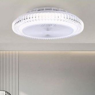 Trade Shop Trade Shop Traesio - Trade Shop - Lampadariaria Con Lighter Plafoniera Led Telecomando Luce 3000-6500k 42217