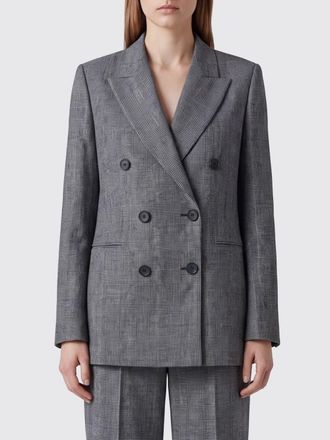 Givenchy Prince of Wales Check Double-Breasted Blazer in Wool Flannel