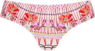 Temperley London Set bikini Pomegranate a fiori - Rosa