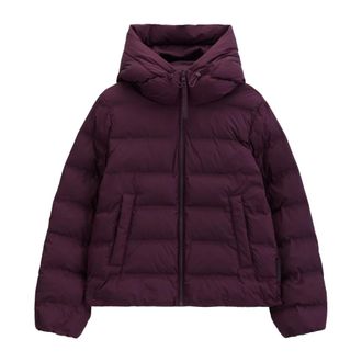 Marc O'Polo Geweven Outdoor Jas- Heatsealed P - Heren - Winterjassen - Rood - S - Denim - Jassen