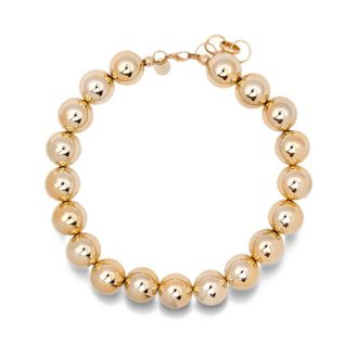 Alessandro Enriquez Choker met kralenketting - Dames - Accessoires - Geel - Maat: ONE Size