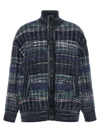 Missoni Blue Wool Womens Cardigan
