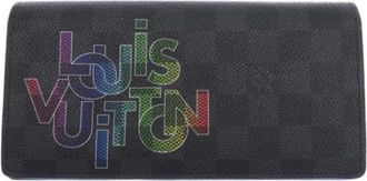 Louis Vuitton Pre-owned Portefeuille Brazza - Heren - Vintage Accessoires - Zwart - ONE Size - Vintage