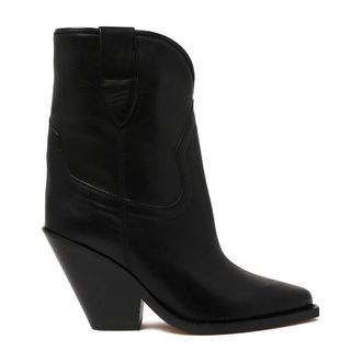 Isabel Marant Schoenen, Dames, Zwart, 37 EU, Leer, Leyane Boots