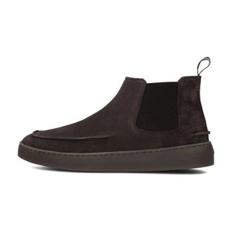 Greve Schoenen, Heren, Bruin, 45 EU, Su&egrave;de, Bruine Su&egrave;de Enkellaarzen Wave