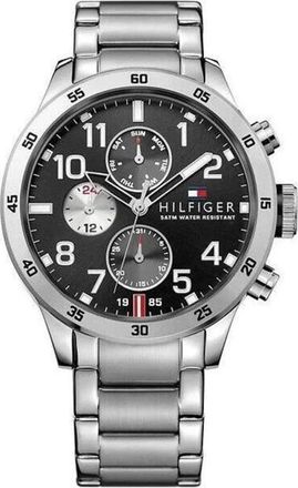 Tommy Hilfiger Accessoires, Heren, Grijs, ONE Size, Horloge