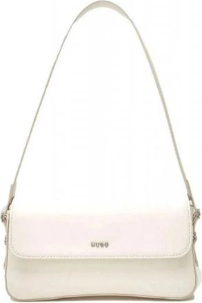 HUGO BOSS Syndra Sh Bag - Dames - Schoudertassen - Beige - ONE Size - Polyester - Tassen