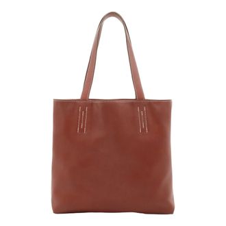 Herm&egrave;s Bois De Rose Rouge H Swift Leather Tote Bag (Pre-Owned)